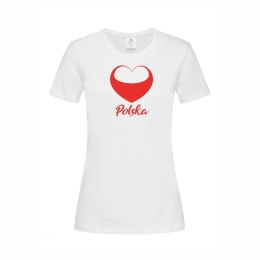 Arpex Koszulka serce Polska, damska rozmiar M Arpex (SP7546-M-5085)
