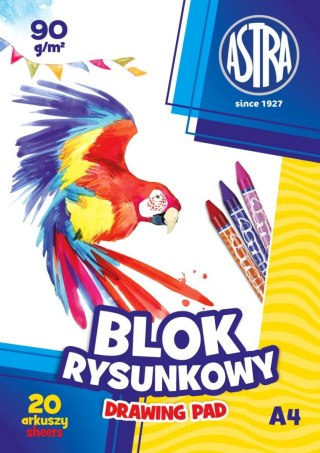 Astra Blok rysunkowy Astra A4 biały 90g 20k (106119001)