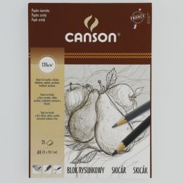 Canson Blok rysunkowy Canson A4 biały 120g 25k (400024274)