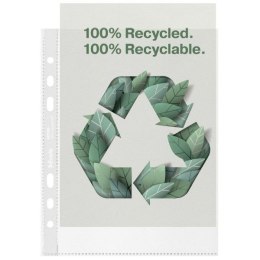 Esselte Koszulki na dokumenty Esselte Recycled Maxi groszkowa A4 kolor: bezbarwny typu U 100 mic. (627504)