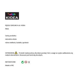 Kidea Pędzel Kidea Kidea nr mix (P6KA)
