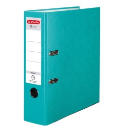 Herlitz Segregator dźwigniowy Herlitz Q. file Standard A4 80mm turkusowy (0011178928)