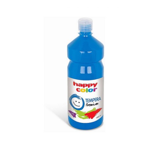 Happy Color Farba tempera Happy Color HAPPY COLOR kolor: błękitny 1000ml (HA3300 1000-30)