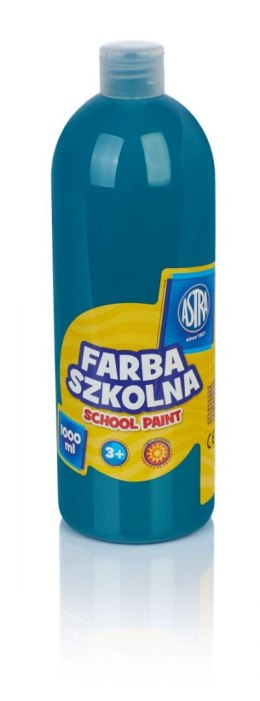 Astra Farby plakatowe Astra szkolne kolor: turkusowy 1000ml 1 kolor.