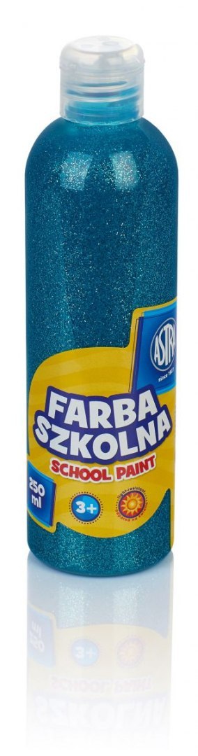 Astra Farby plakatowe Astra szkolne kolor: turkusowy 250ml 1 kolor.