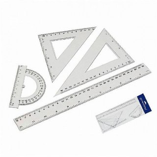 Starpak Komplet geometryczny Starpak 30 cm 4 el. (174932)