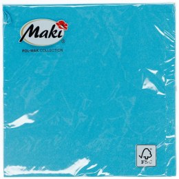 Pol-mak Serwetki niebieski jasny papier [mm:] 330x330 Pol-mak