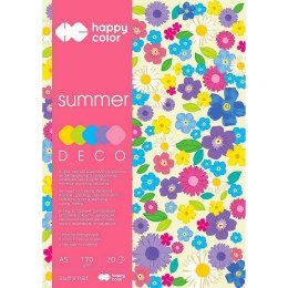Happy Color Zeszyt papierów kolorowych Happy Color A5 170g 20k (3817 1520-120)