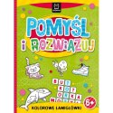 Aksjomat Książeczka edukacyjna Aksjomat Pomyśl i rozwiązuj. Kolorowe łamigłówki 6+