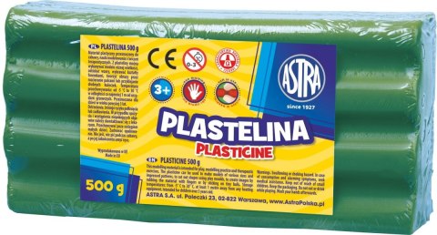 Astra Plastelina Astra 1 kol. zielona 500g