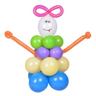 Arpex Balon gumowy Arpex do modelowania z pompką 20 szt. mix (K5143)