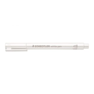 Staedtler Marker permanentny Staedtler metaliczny, biały 1-2mm okrągła końcówka (8323-0)