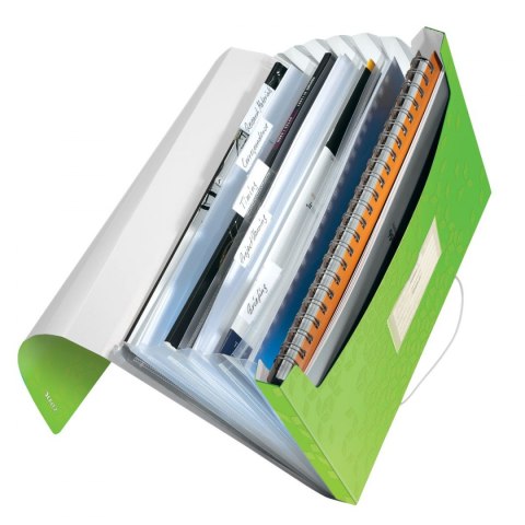 Leitz Teczka z przegródkami Leitz Wow A4 kolor: zielony 6 przegródek (45890054) Leitz Teczka z przegródkami Leitz Wow A4 kolor: zielony 6 przegródek (45890054)