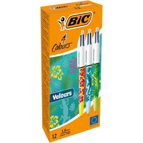 Bic Długopis Bic Velour 4 kolory 1,0mm (9672771) Bic Długopis Bic Velour 4 kolory 1,0mm (9672771)