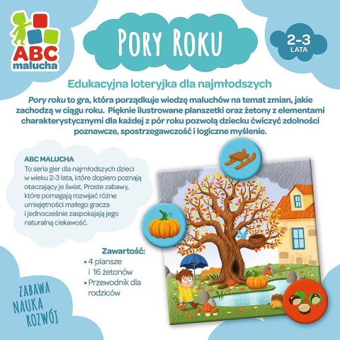 Trefl Gra edukacyjna Trefl Pory Roku z Serii ABC Malucha Pory roku (01941) Trefl Gra edukacyjna Trefl Pory Roku z Serii ABC Malucha Pory roku (01941)