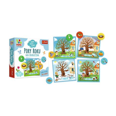 Trefl Gra edukacyjna Trefl Pory Roku z Serii ABC Malucha Pory roku (01941) Trefl Gra edukacyjna Trefl Pory Roku z Serii ABC Malucha Pory roku (01941)