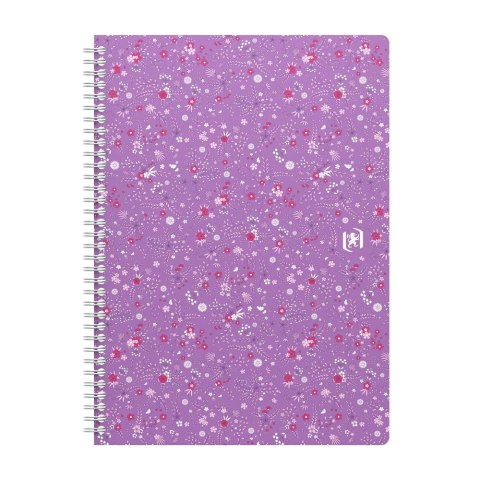 Oxford Kołozeszyt (kołobrulion) Oxford Floral B5 120k. 90g krata/tagi (400094955)