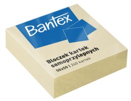 Bantex Notes samoprzylepny Bantex żółty 240k [mm:] 50x50 (400086400)