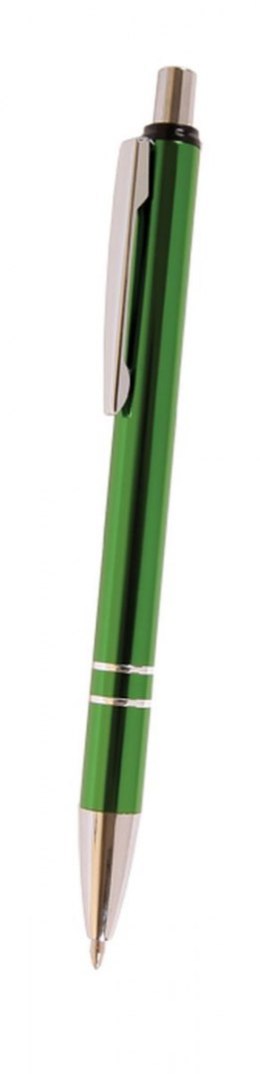 Cresco Długopis wielkopojemny Cresco Star metalowy zielony niebieski 1,0mm (600005St-03)