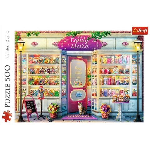 Trefl Puzzle Trefl Sklepik ze słodyczami 500 el. (37407)