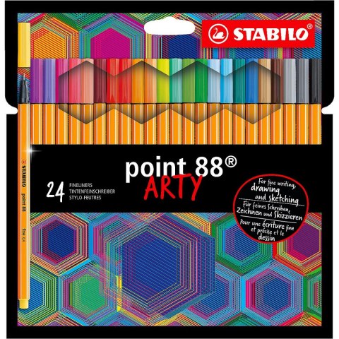 Stabilo Cienkopis Stabilo point 88 ARTY mix 0,4mm 24kol. (8824/1-20) Stabilo Cienkopis Stabilo point 88 ARTY mix 0,4mm 24kol. (8824/1-20)