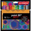Stabilo Cienkopis Stabilo point 88 ARTY, mix 0,4mm 24kol. (8824/1-20)