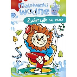 Aksjomat Książeczka edukacyjna Aksjomat Malowanki wodne. Zwierzęta w zoo