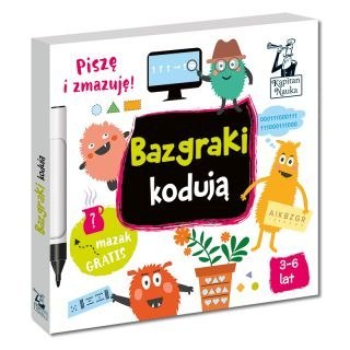 Kapitan Nauka Książeczka edukacyjna Kapitan Nauka Bazgraki kodują