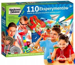 Clementoni Zestaw kreatywny dla dzieci Naukowa Zabawa 110 eksperymentów Clementoni