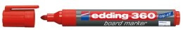 Edding Marker suchościeralny Edding 360, czerwony 1,5-3,00mm okrągła końcówka
