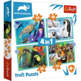 Trefl Puzzle Trefl 4w1 el. (34382)