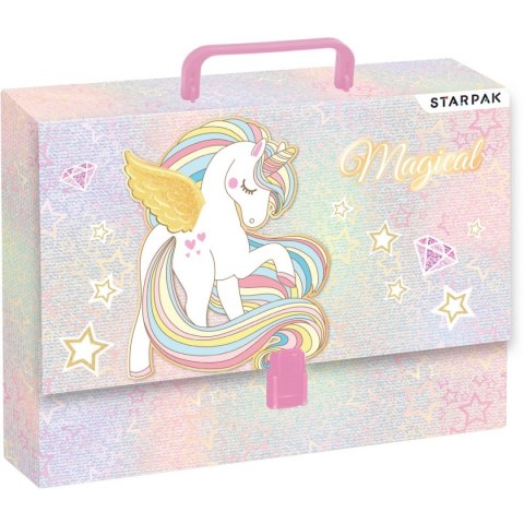 Starpak Teczka kartonowa na klips Unicorn A4 mix Starpak (493168)