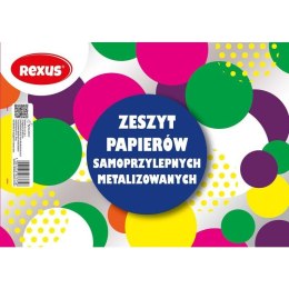 Rexus Zeszyt papierów kolorowych Rexus A5 80g 8k [mm:] 202x144 (607375)
