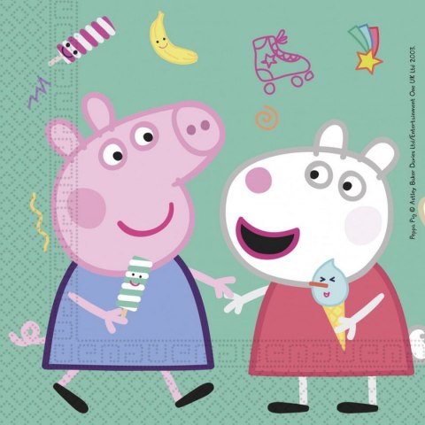 Godan Kubek jednorazowy Godan Peppa Pig 33x33, 20 szt papier (91034)