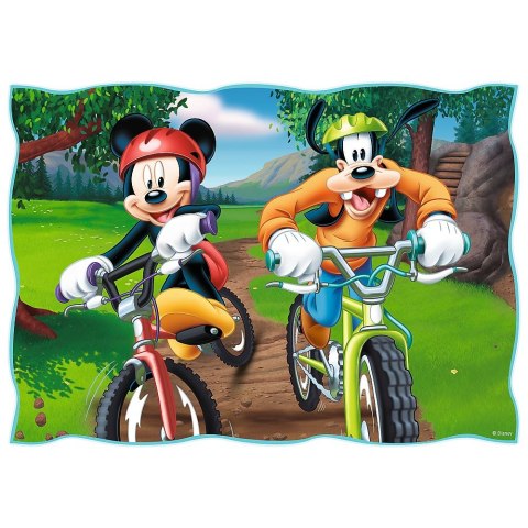Trefl Puzzle Trefl Fajny dzień Mickiego 4w1 4w1 el. (34604)