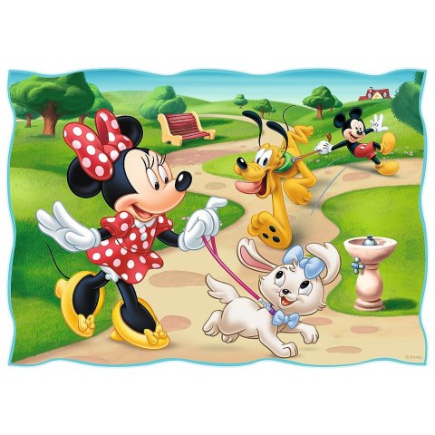 Trefl Puzzle Trefl Fajny dzień Mickiego 4w1 4w1 el. (34604)