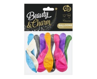 Godan Balon gumowy Godan Beauty&Charm metaliki mix 10szt. mix 12cal (CB-1MMX)