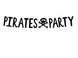 Partydeco Girlanda Baner Piraci - Pirates Party, czarny, 14x100cm Partydeco (GRL86-010)
