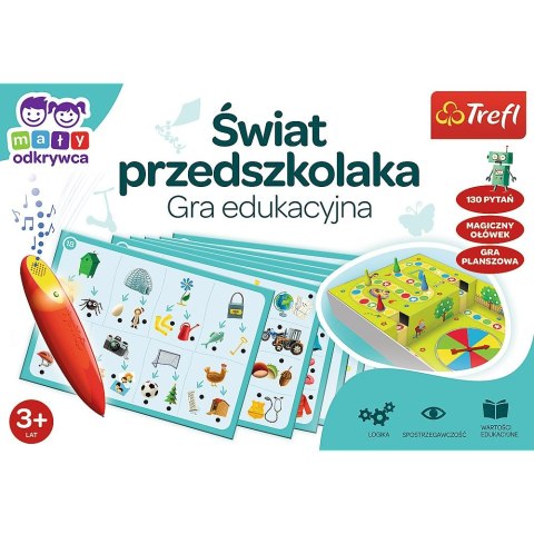 Trefl Gra edukacyjna Trefl Świat przedszkolaka Mały Odkrywca i Magiczny ołówek Świat przedszkolaka Magiczny ołówek (02112) Trefl Gra edukacyjna Trefl Świat przedszkolaka Mały Odkrywca i Magiczny ołówek Świat przedszkolaka Magiczny ołówek (02112)