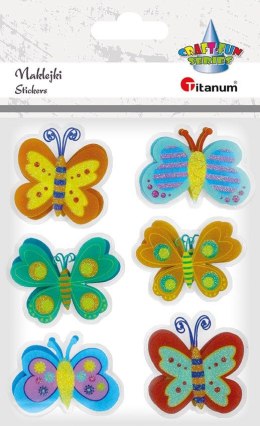 Titanum Naklejka (nalepka) Craft-Fun Series foliowa motyle Titanum (BLY01)