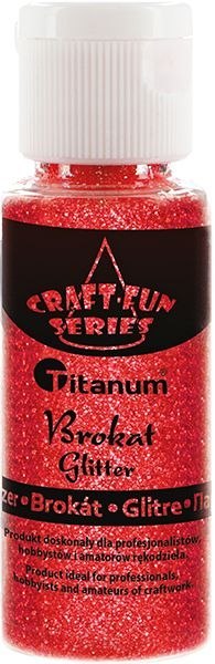 Titanum Brokat Titanum Craft-Fun Series Rainbow kolor: czerwony 1 kolor. (C08)