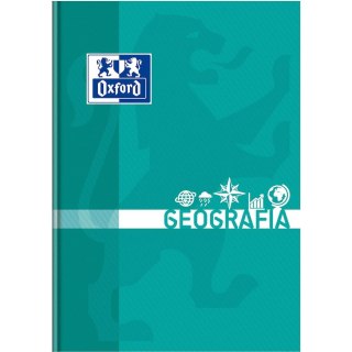 Oxford Brulion Oxford geografia tematyczny A5 80k. 90g krata [mm:] 148x210 (400128287)