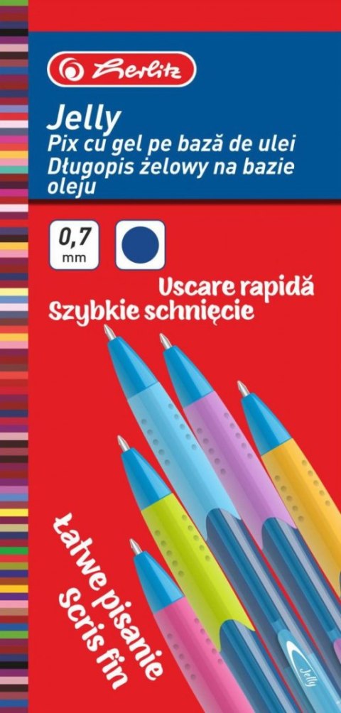 Herlitz Długopis Herlitz Jelly 9476500 niebieski (300022289)