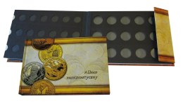 Warta Klaser numizmatyczny Warta ALBUM Z KLAPKĄ - beżowy [mm:] 250x176 (112-012)