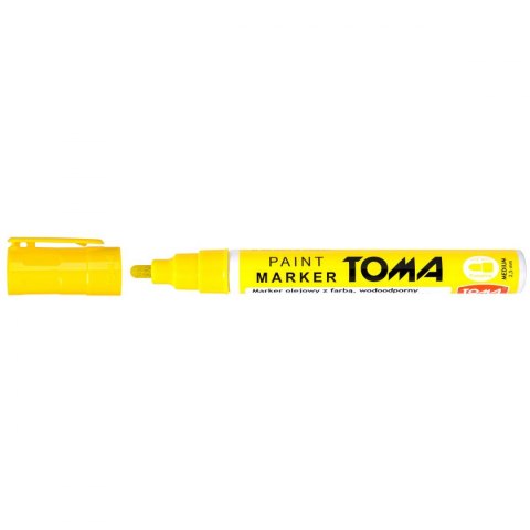 Toma Marker olejowy Toma, żółty 2,5mm okrągła końcówka (TO-440 0 2)