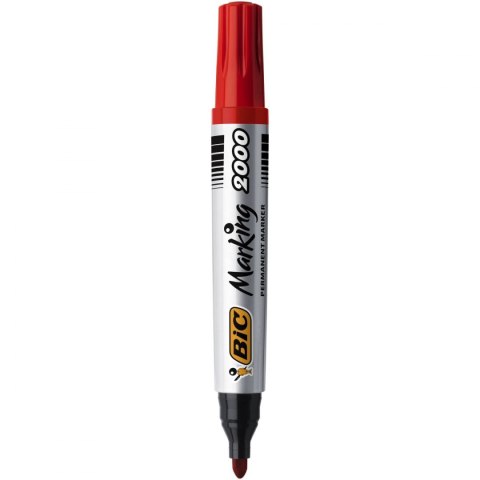 Bic Marker permanentny Bic Marking 2000, czerwony 1,5mm okrągła końcówka (8209133)