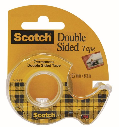 Scotch Taśma dwustronna Scotch 12x6,3 [mm x m] (136)