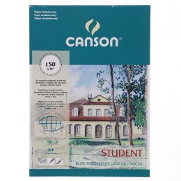 Canson Blok rysunkowy Canson Student A4 biały 150g 50k (400084732)