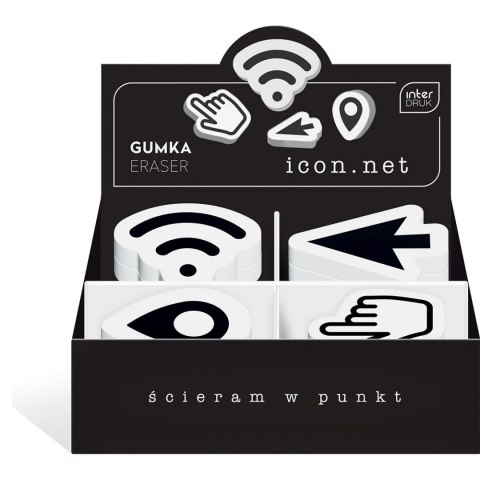 Interdruk Gumka do mazania Interdruk ICON NET (IGUMKAICON.N)