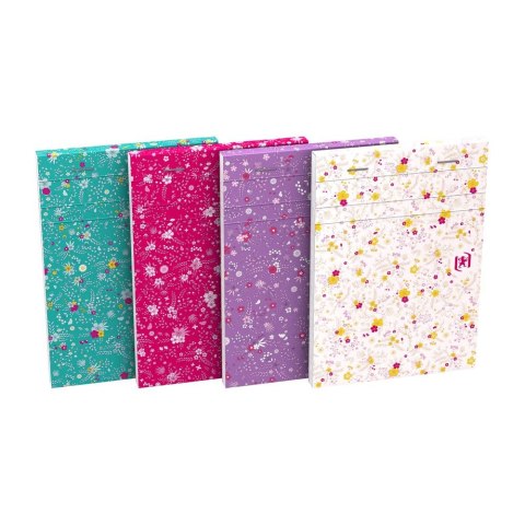 Oxford Kołozeszyt (kołonotatnik) Floral A6 80k. 90g linia Oxford (400094827)